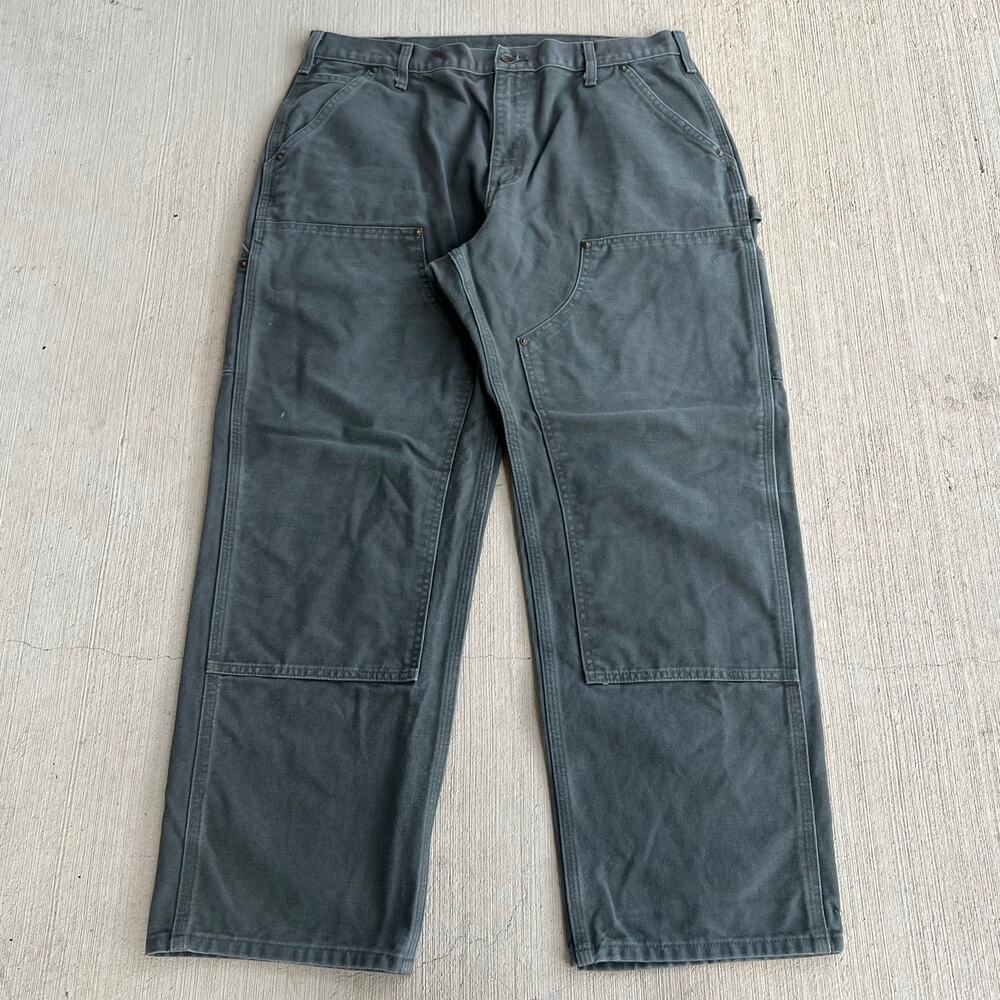 Carhartt B136 MOS green double knee work wear carpenter pants
